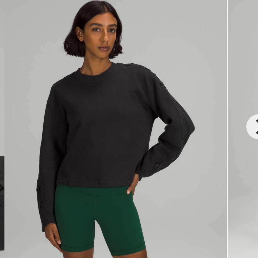 Lululemon Braided Sleeve Pullover